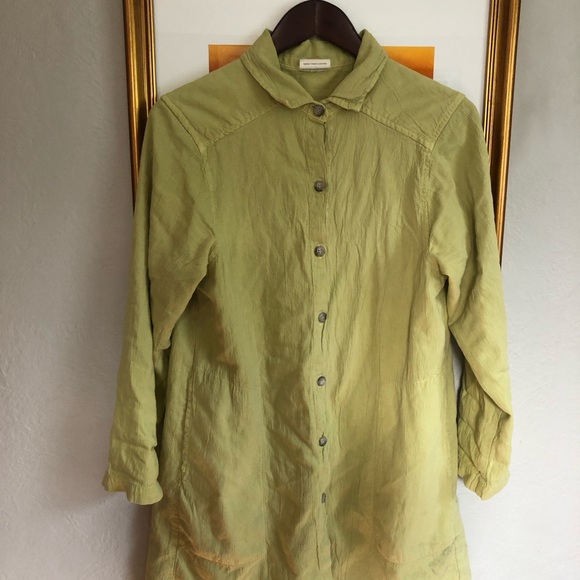 Curator SF work shirt in celery - Picture 6 of 10